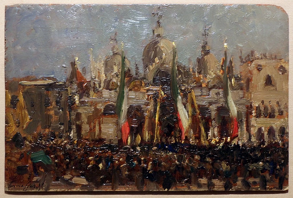 La piazza e la basilica di san Marco in festa